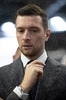 Jordan Bardella and Eric Ciotti visit MILIPOL Paris 2025 - Villepinte