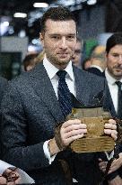 Jordan Bardella and Eric Ciotti visit MILIPOL Paris 2025 - Villepinte