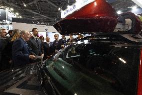 Jordan Bardella and Eric Ciotti visit MILIPOL Paris 2025 - Villepinte