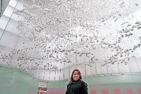 Chiharu Shiota's Art Installation Moment the Snow Melts at Mudec - Milan