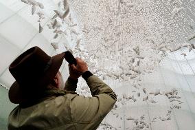 Chiharu Shiota's Art Installation Moment the Snow Melts at Mudec - Milan