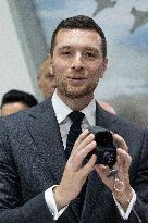 Jordan Bardella and Eric Ciotti visit MILIPOL Paris 2025 - Villepinte