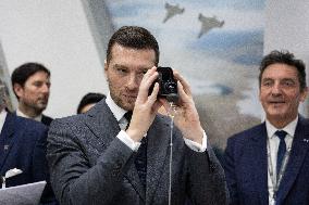 Jordan Bardella and Eric Ciotti visit MILIPOL Paris 2025 - Villepinte