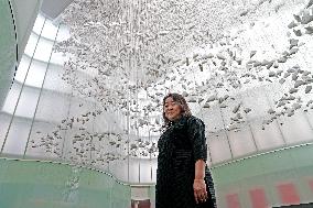 Chiharu Shiota's Art Installation Moment the Snow Melts at Mudec - Milan