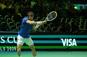 Davis Cup 2025 - Team France v Team Belgium - Italy