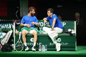 Davis Cup 2025 - Team France v Team Belgium - Italy