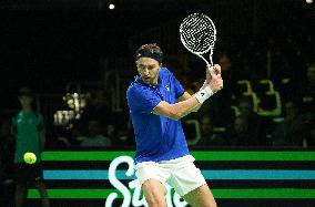 Davis Cup 2025 - Team France v Team Belgium - Italy