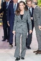 Queen Letizia At Data that improve lives Event - Madrid