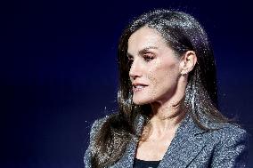 Queen Letizia At Data that improve lives Event - Madrid