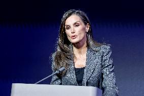Queen Letizia At Data that improve lives Event - Madrid