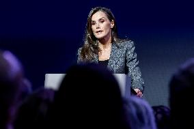 Queen Letizia At Data that improve lives Event - Madrid