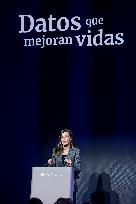 Queen Letizia At Data that improve lives Event - Madrid