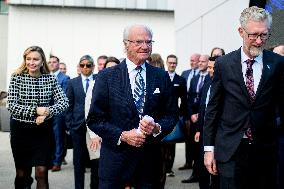 King Carl XVI Gustaf At Canadian Museum of Science and Technology - Ottawa
