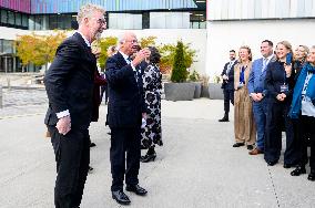 King Carl XVI Gustaf At Canadian Museum of Science and Technology - Ottawa