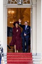 Dutch Royal Couple Receives Grand Duke And Duchess of Luxembourg - The Netherlands