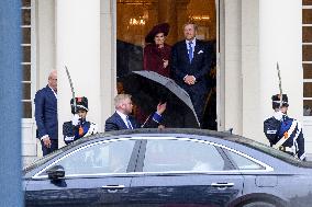 Dutch Royal Couple Receives Grand Duke And Duchess of Luxembourg - The Netherlands