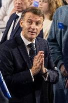 Macron Speaks to Readers of La Voix du Nord - Arras
