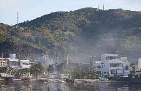Massive fire in southwestern Japan