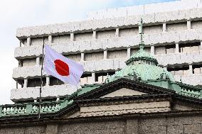 The exterior of the Bank of Japan