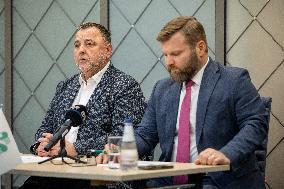 Press conference of Tallinn coalition talks