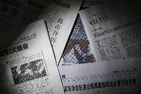 Chinese papers rap Japan PM Takaichi