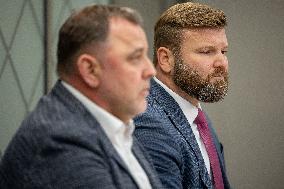 Press conference of Tallinn coalition talks