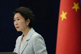 Chinese Foreign Ministry spokeswoman