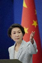 Chinese Foreign Ministry spokeswoman