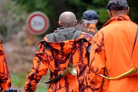 Hunting in Normandy in The Forest of Écouves - France