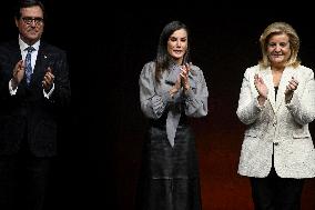 Queen Letizia At 40th Anniversary of Fundacion CEOE - Madrid