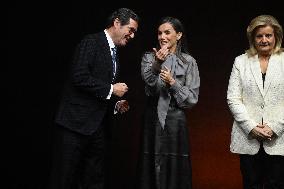 Queen Letizia At 40th Anniversary of Fundacion CEOE - Madrid