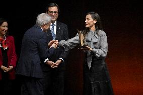 Queen Letizia At 40th Anniversary of Fundacion CEOE - Madrid