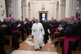 Pope Leo XIV Visits Assisi - Italy
