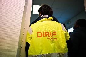 Philippe Tabarot Visits The Saint-Denis Maintenance And Intervention Center