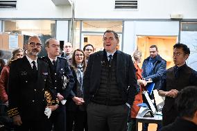 Philippe Tabarot Visits The Saint-Denis Maintenance And Intervention Center