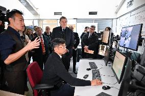 Philippe Tabarot Visits The Saint-Denis Maintenance And Intervention Center