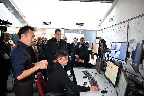 Philippe Tabarot Visits The Saint-Denis Maintenance And Intervention Center