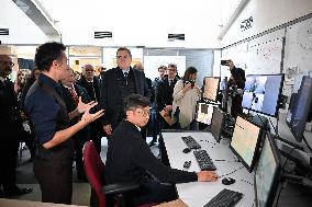 Philippe Tabarot Visits The Saint-Denis Maintenance And Intervention Center