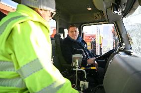 Philippe Tabarot Visits The Saint-Denis Maintenance And Intervention Center