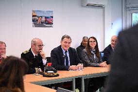Philippe Tabarot Visits The Saint-Denis Maintenance And Intervention Center