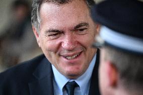 Philippe Tabarot Visits The Saint-Denis Maintenance And Intervention Center