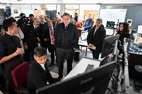 Philippe Tabarot Visits The Saint-Denis Maintenance And Intervention Center