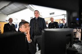 Philippe Tabarot Visits The Saint-Denis Maintenance And Intervention Center