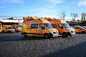 Philippe Tabarot Visits The Saint-Denis Maintenance And Intervention Center