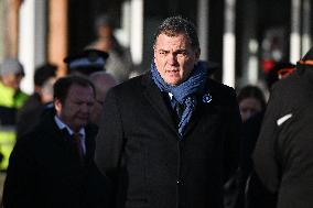 Philippe Tabarot Visits The Saint-Denis Maintenance And Intervention Center