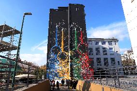 Inauguration of The Mural Open to Life - Milan
