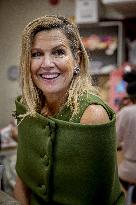 Queen Maxima Visits Mobiel Primary School - Amsterdam
