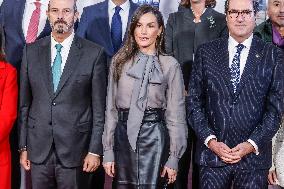 Queen Letizia At CEOE Foundation 40th Anniverssary - Madrid
