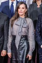 Queen Letizia At CEOE Foundation 40th Anniverssary - Madrid