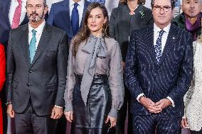 Queen Letizia At CEOE Foundation 40th Anniverssary - Madrid
